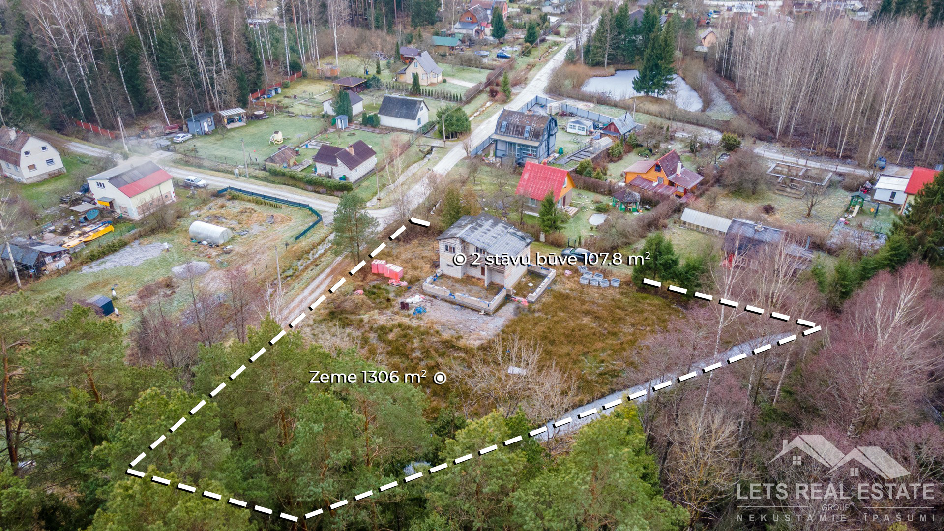 Lielisks pamats jūsu ģimenes mājai klusā meža malā – Vaivados